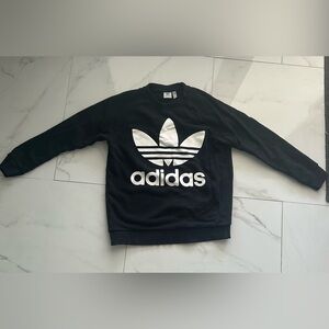 Adidas Originals Trefoil Black Crew Sweatshirt